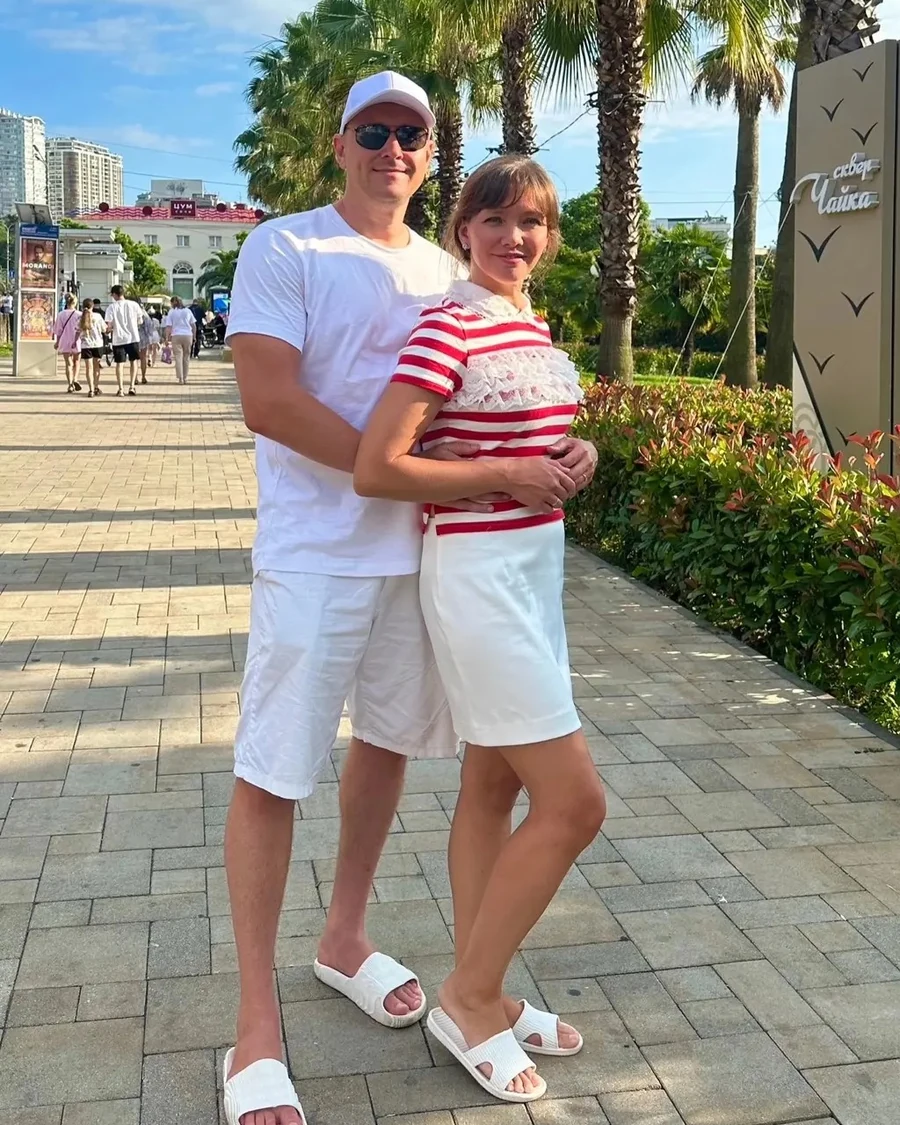 Денис Масленников с женой Татьяной